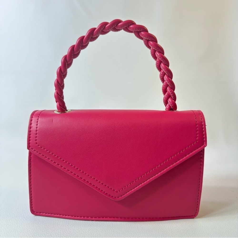 NEW URBAN EXPRESSIONS MONIQUE HOT PINK TOP HANDLE BAG